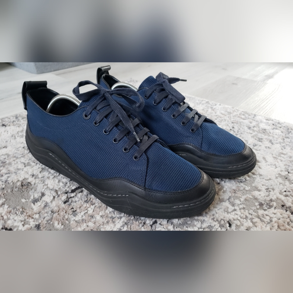 Lanvin men navy sneakers size 10